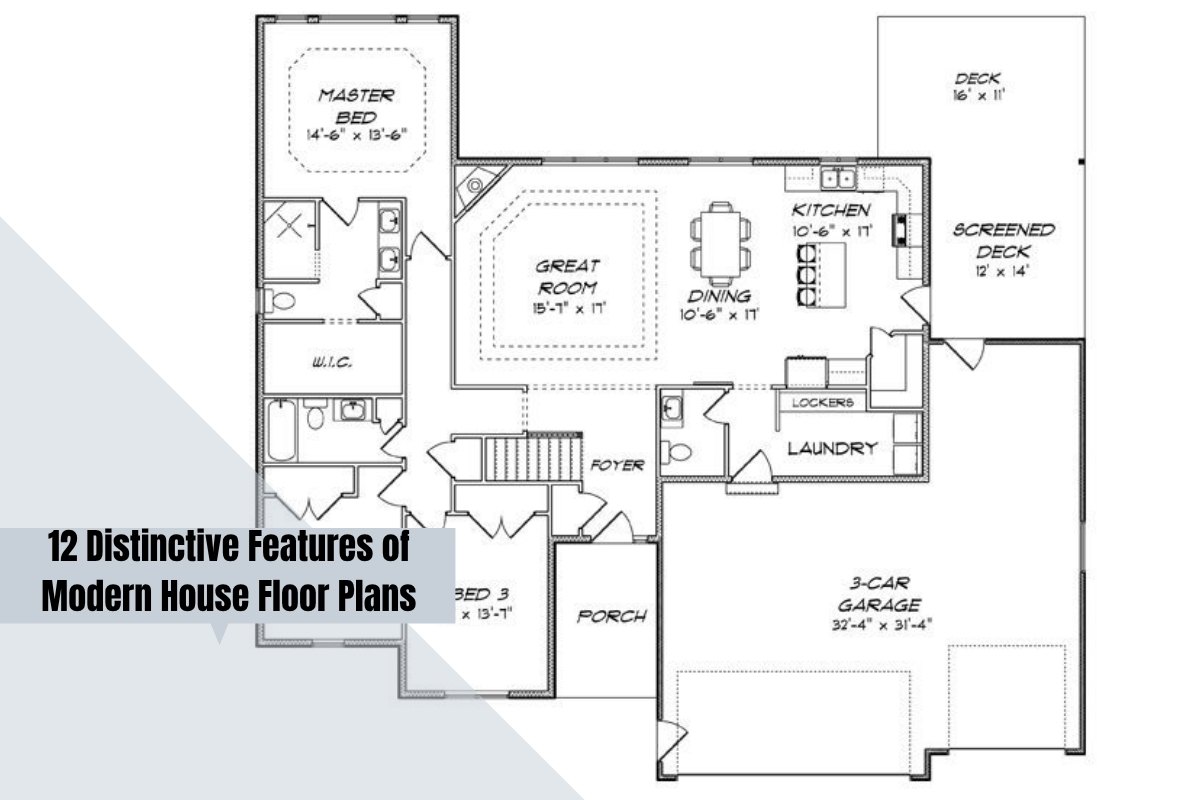 Distinctive Features of Modern House Floor Plans