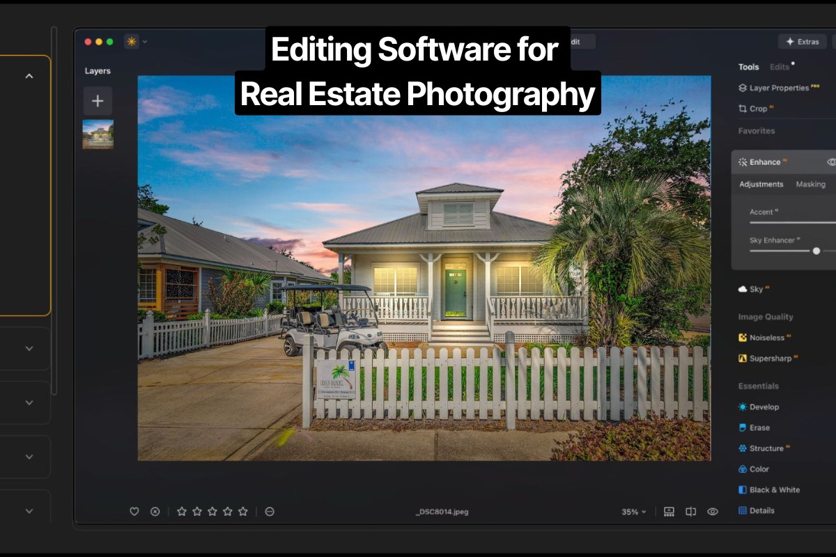 Editing Software for real estate photography