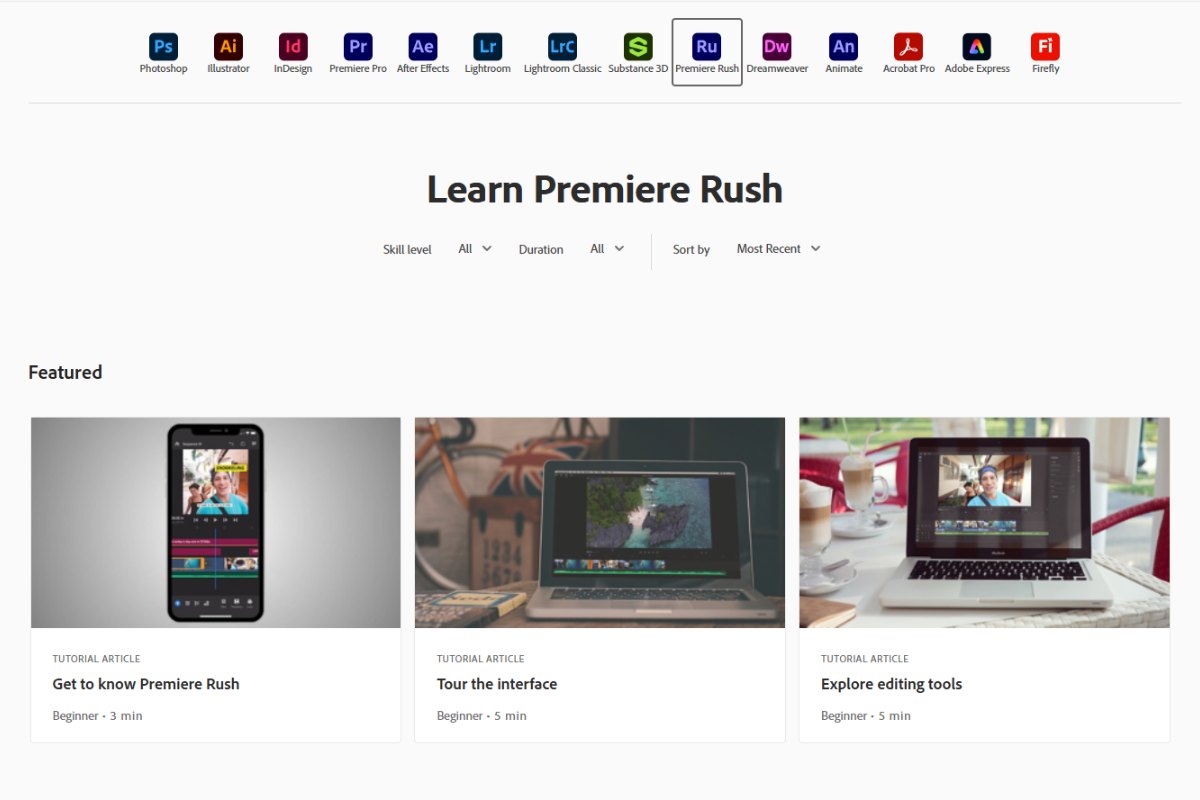 Adobe Premiere Rush