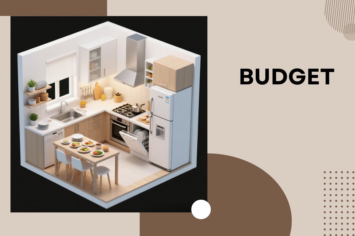 budget 3d kitchen floor plans