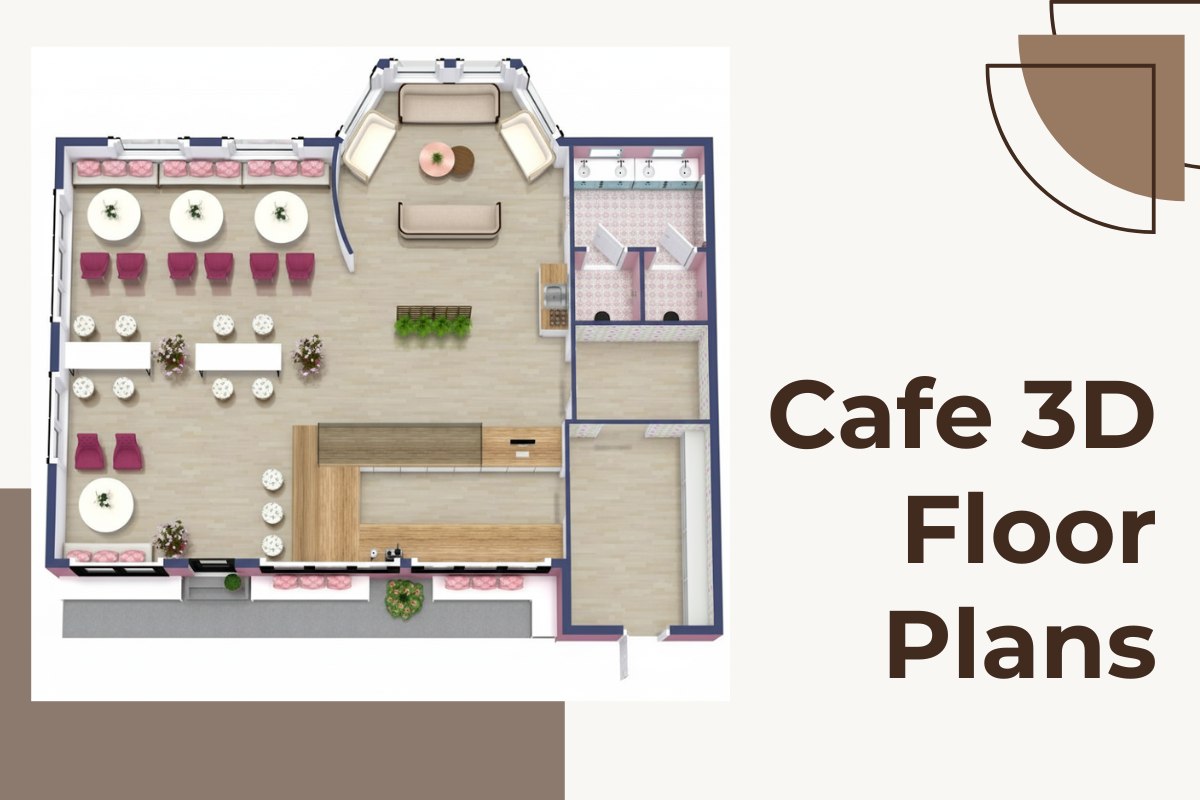 Cafe 3D Floor Plans