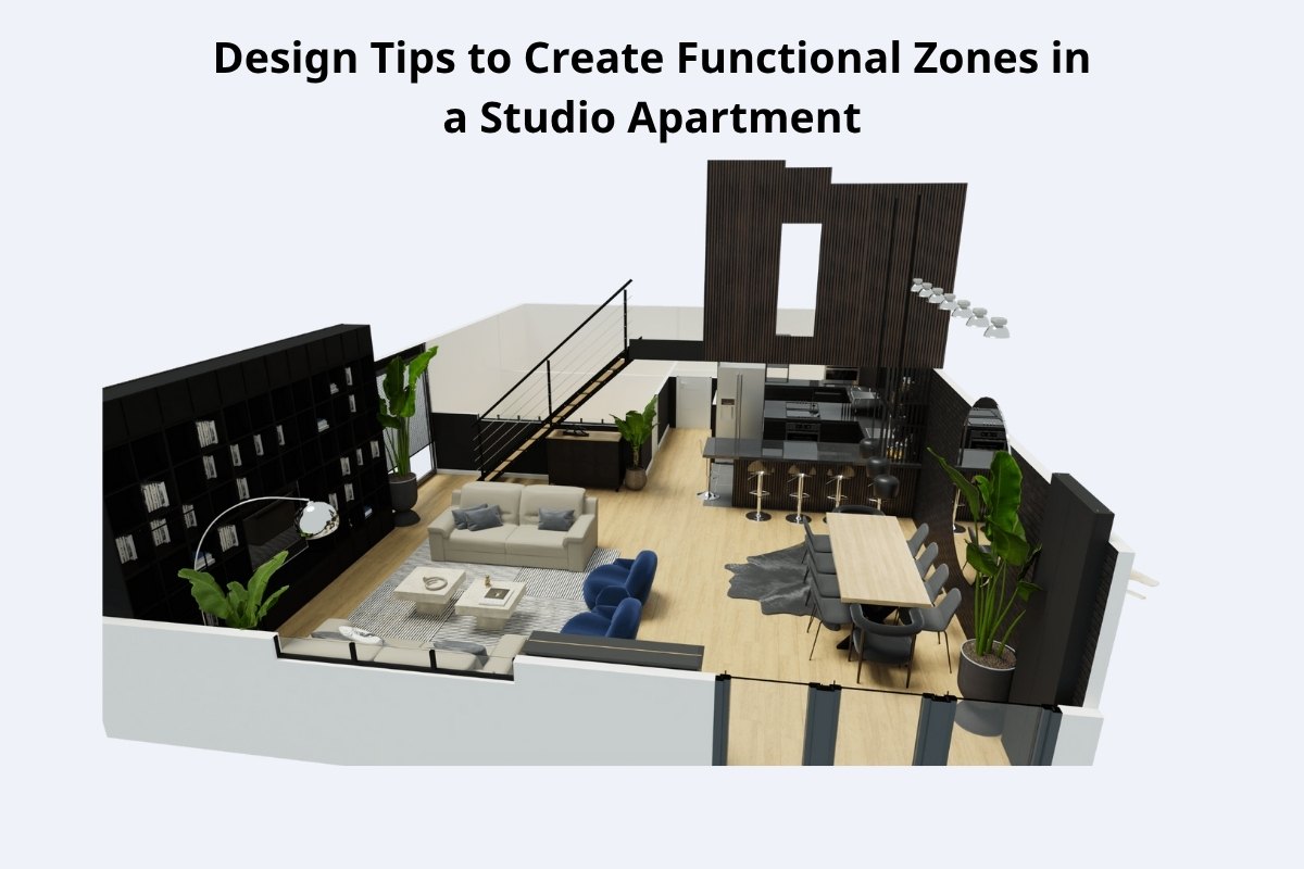 Design Tips to Create Functional Zones in a Studio Apartment