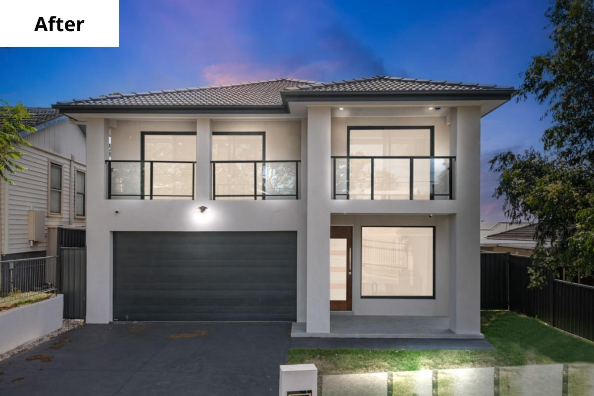 examples of before and after images edited for Day to Dusk