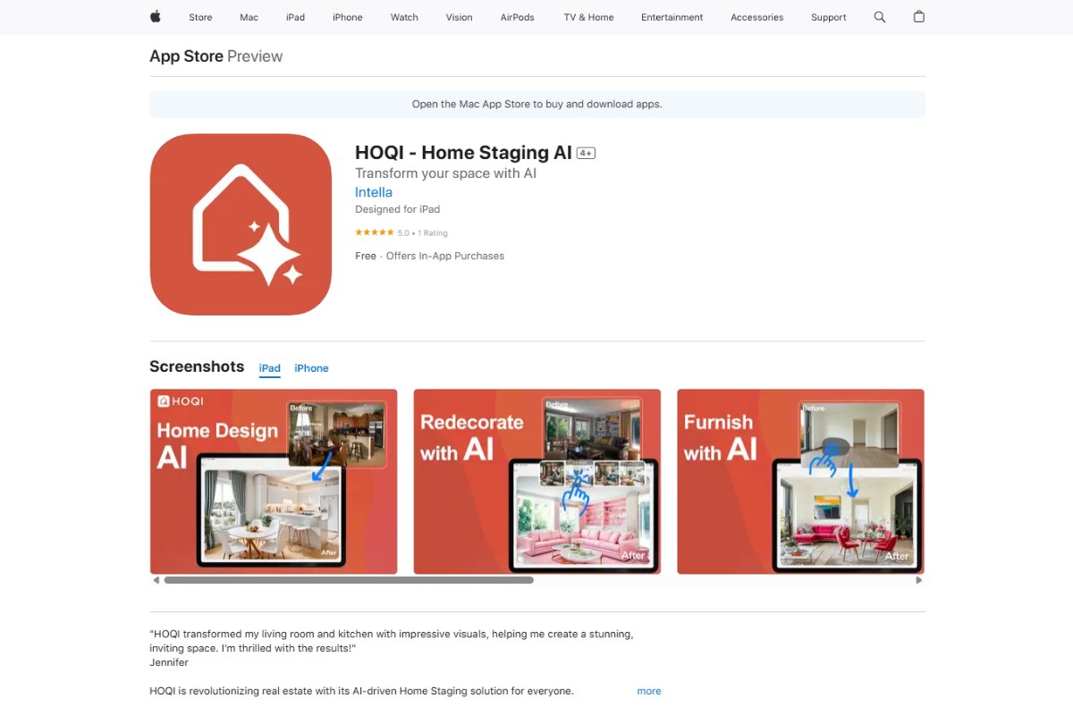 HOQI - Best AI virtual staging app