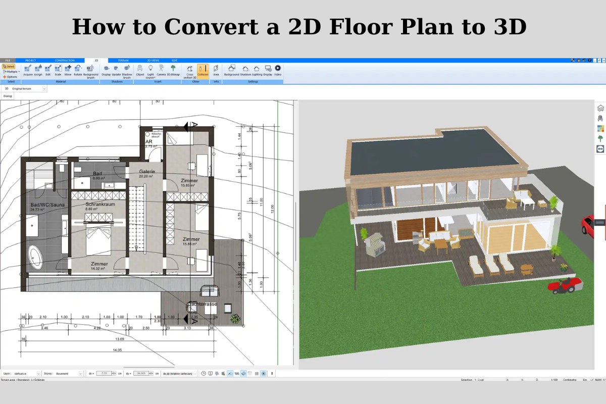 How to Convert a 2D Floor Plan to 3D