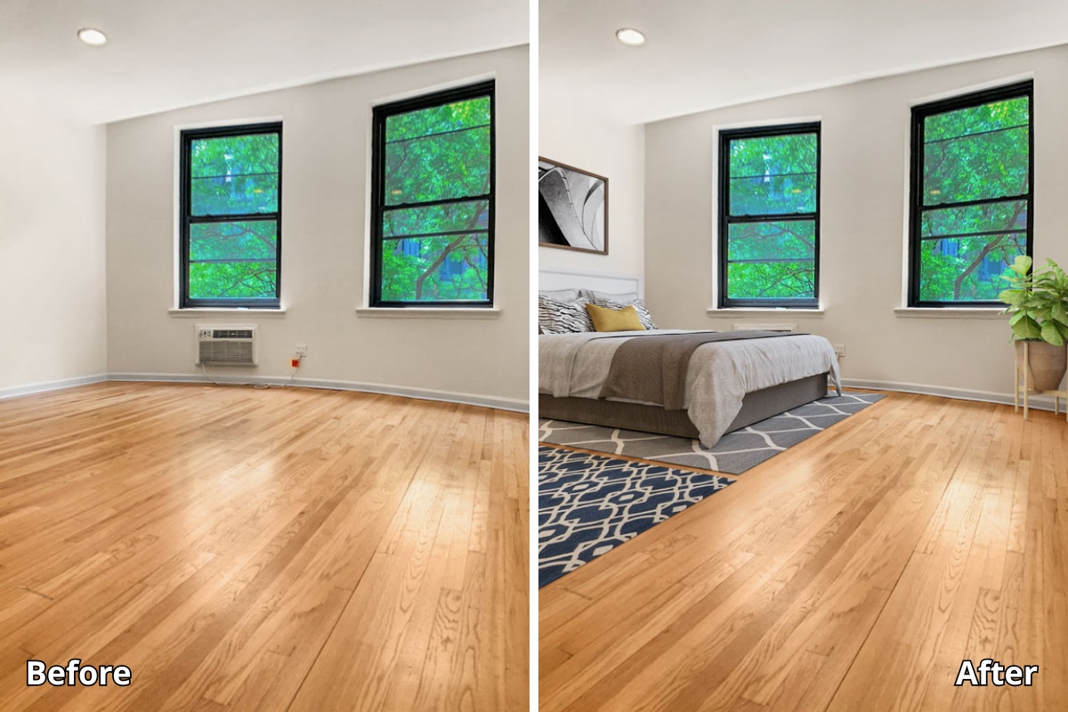 Integrated virtual staging