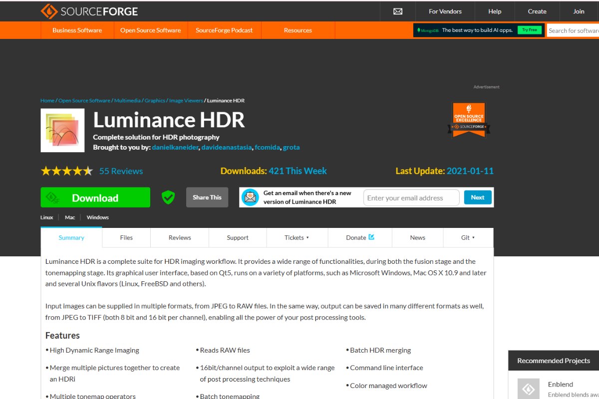 HDRsoft's Luminance HDR