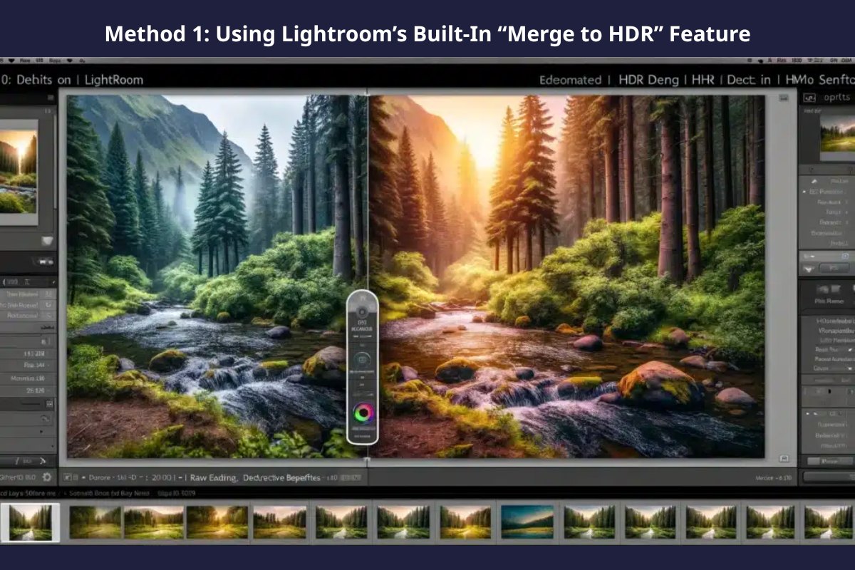 Using Lightroom’s Built-In “Merge to HDR” Feature