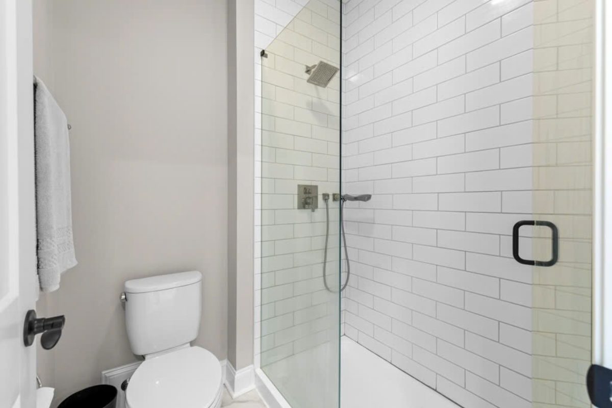 modern bathroom remodeling ideas a walk in shower with glass walls