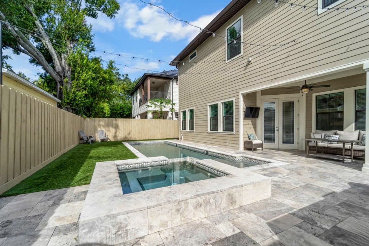 outdoor renovation ideas add a fountain or swimming pool