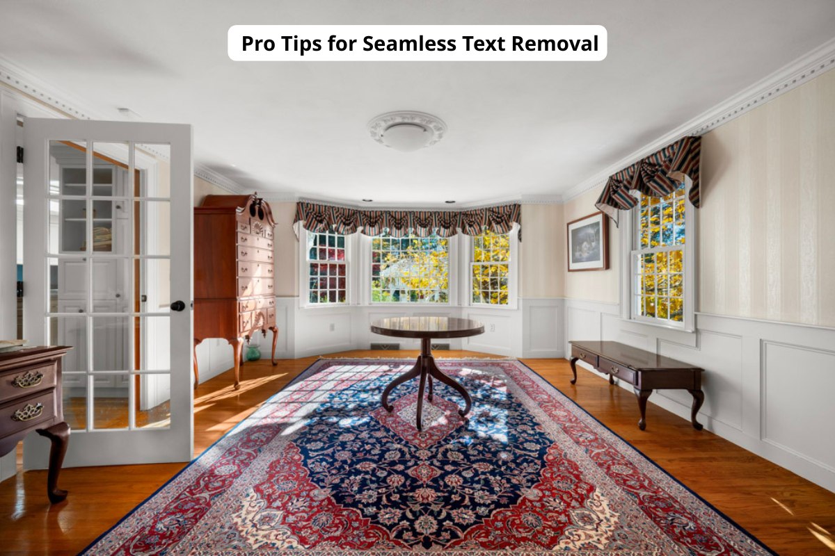 Pro Tips for Seamless Text Removal