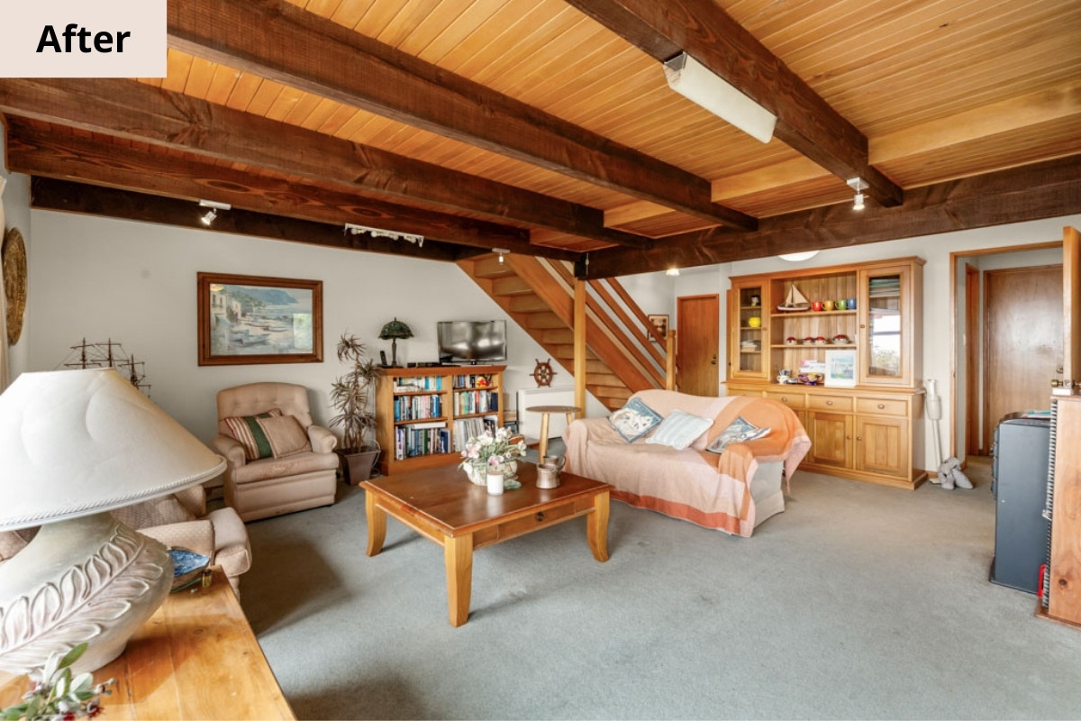 real estate photo after editing with hybrid editing