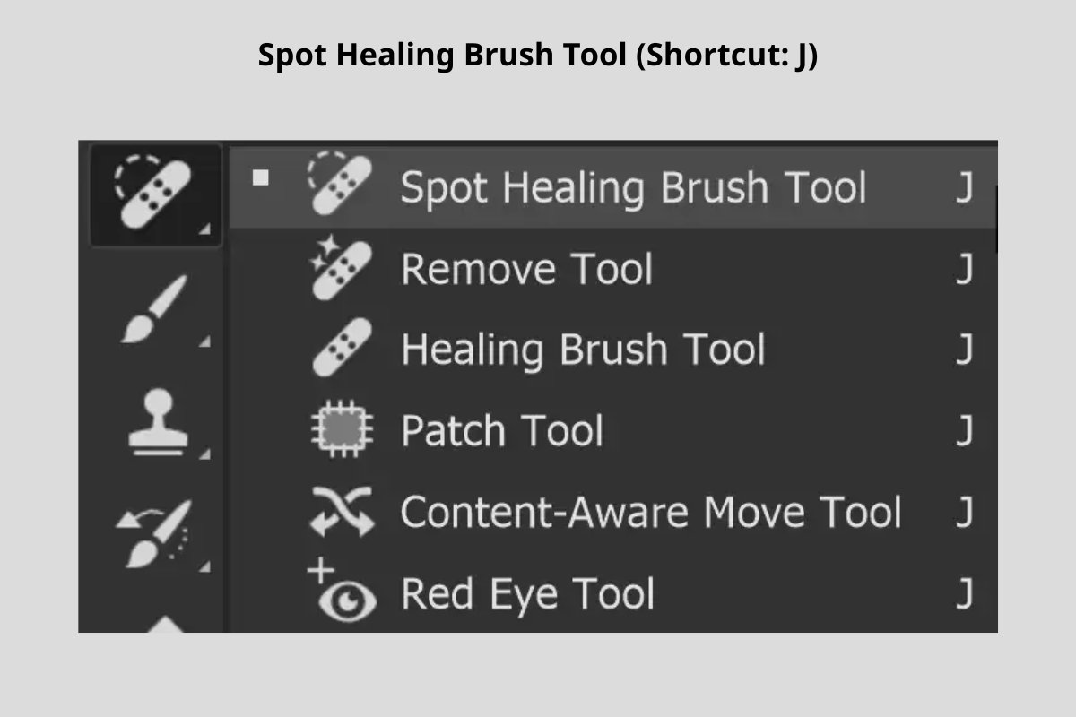 Spot Healing Brush Tool