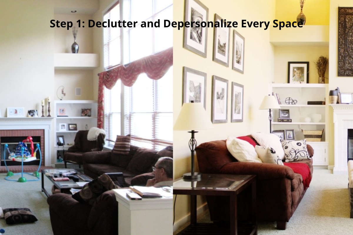 Declutter and Depersonalize Every Space