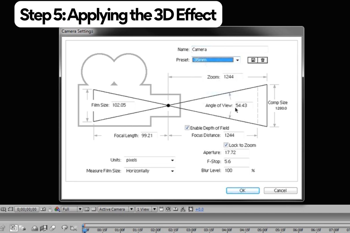Applying the 3D Effect