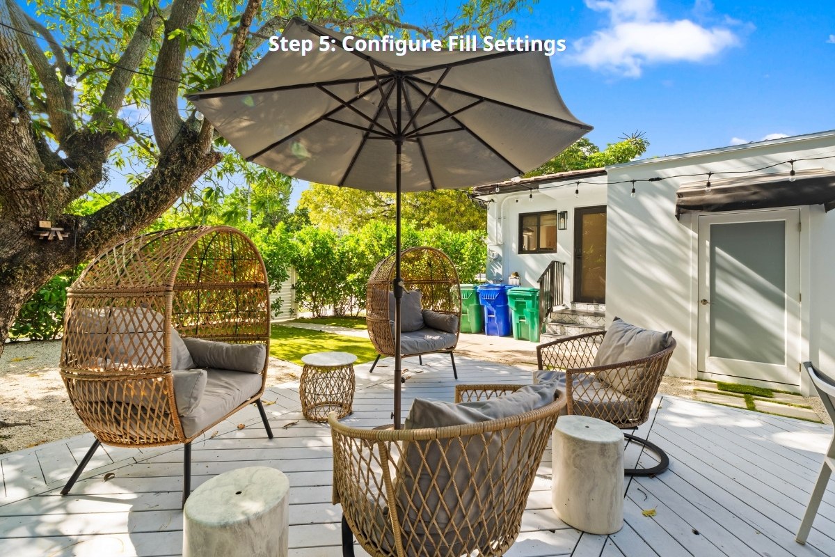 Configure Fill Settings