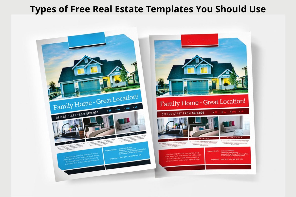 Types of Free Real Estate Templates You Should Use