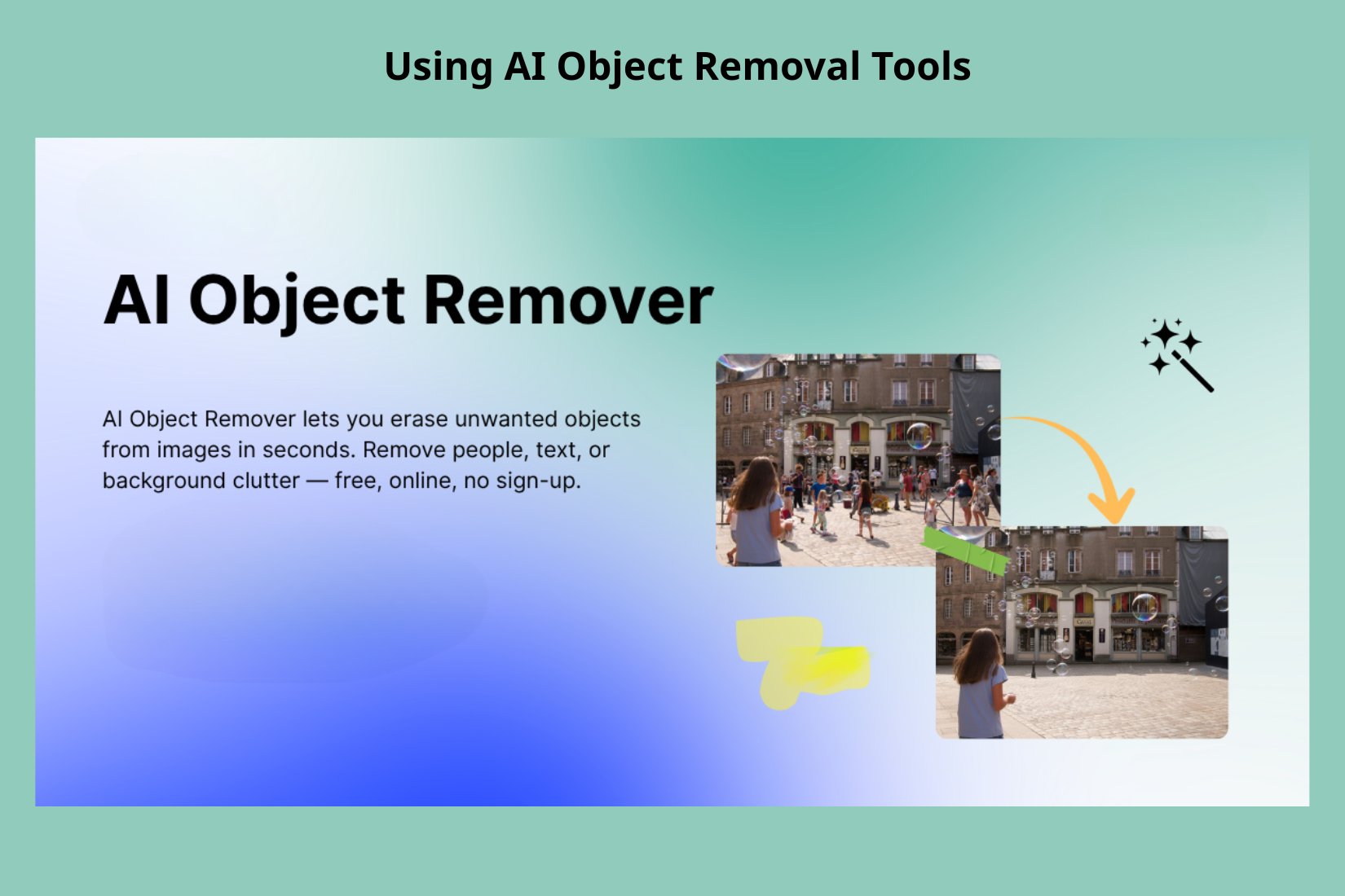 Using AI Object Removal Tools