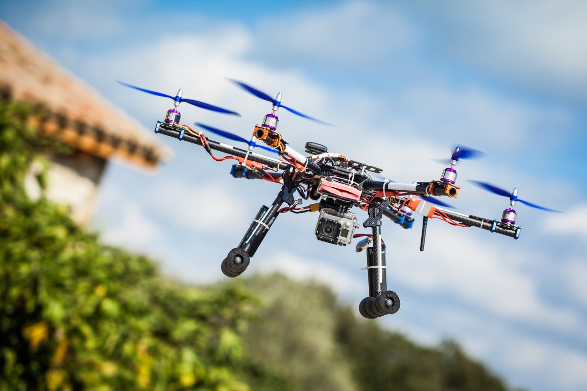 Drone for real estate photography